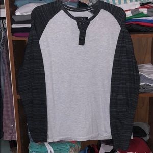 Broken Threads Raglan Henley Long Sleeve